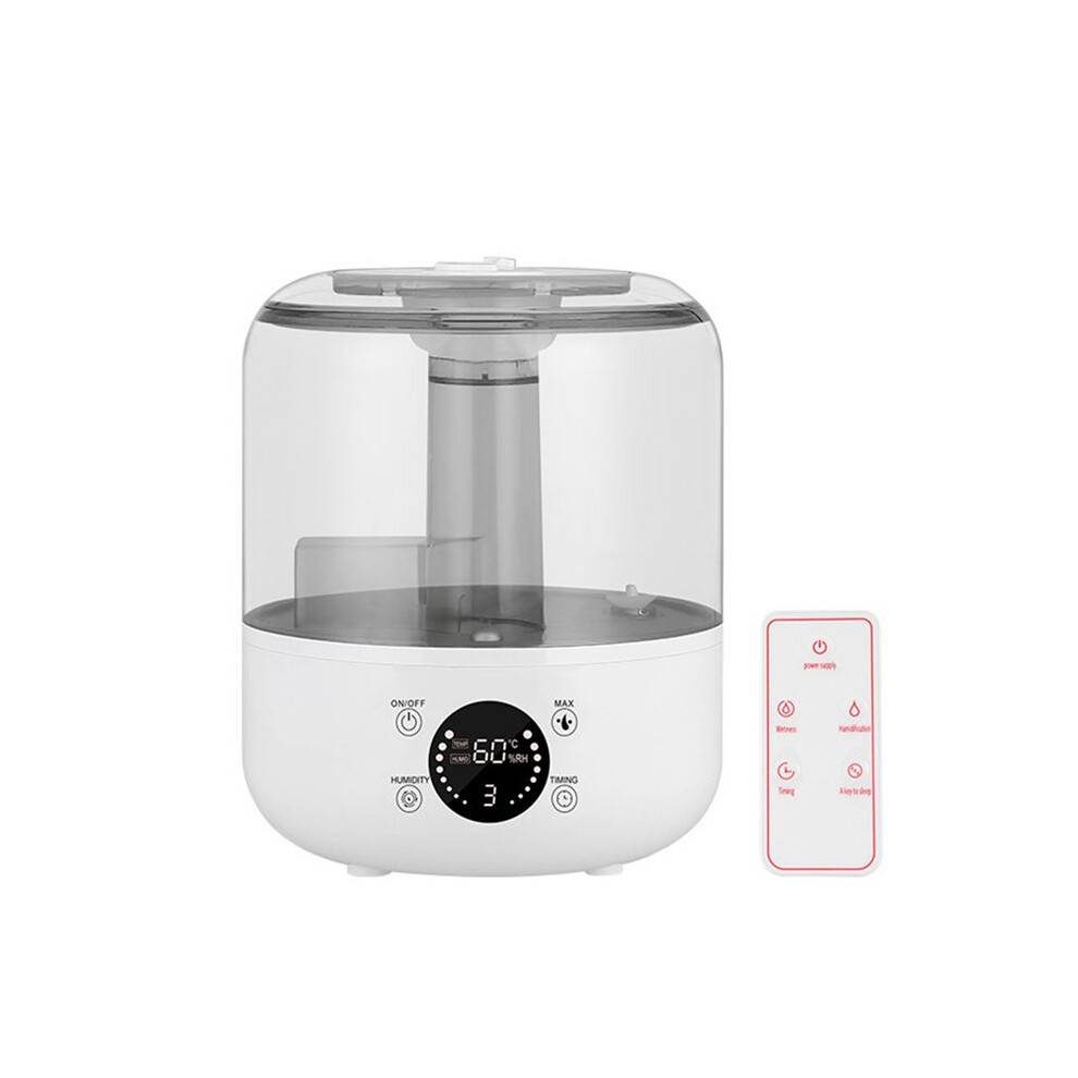 3L Air Humidifier Large Capacity Home Humidifier Mist Aroma Diffuser with Remote Control Timer for Bedroom EU Plug