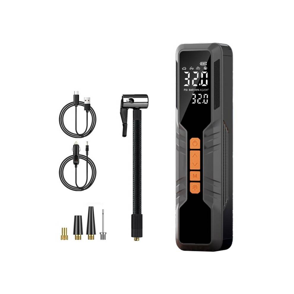 Tire Inflator Portable Air Compressor Electric Cordless Air Pump with Emergency Light,Sensor Accurate LCD Display