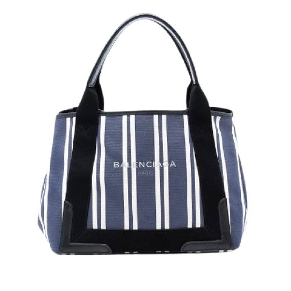 Balenciaga Vintage Pre-owned The Navy Cabas S - Vintage - Dame - Blå - ONE SIZE - Læder