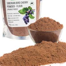Autentiskt sibirisk fågel körsbärspulver (mjöl), glutenfri, rå naturlig 300 gr/10,58 oz av sibirisk grön, Altai-regionen vild skördad