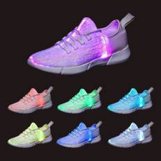Vita Fiberoptiska LED Skor - 38