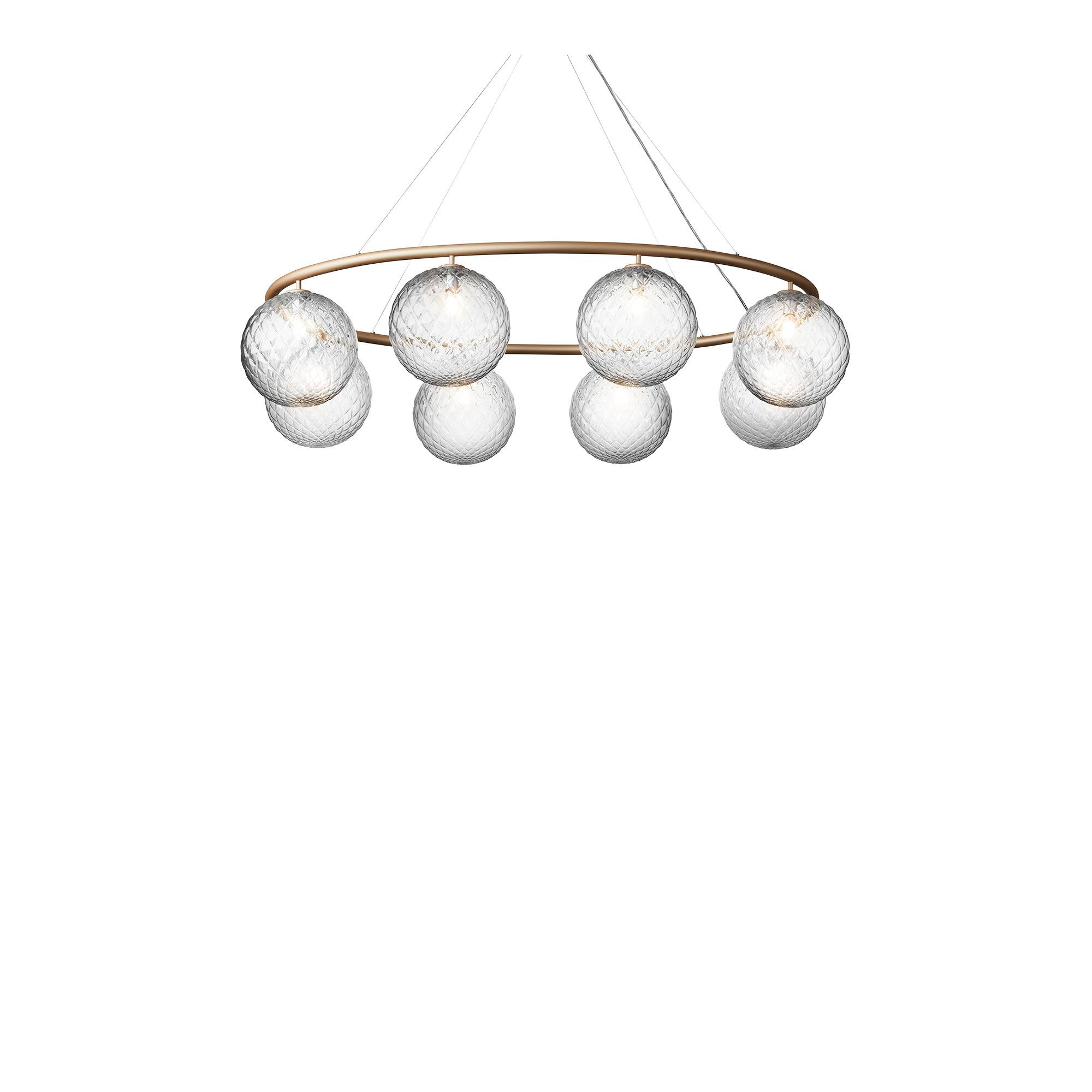 Nuura - Miira Circular 8 Brass/Optic - Lysekroner - Sofie Refer - Guld