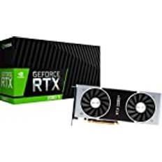 Nvidia GEFORCE RTX 2080 TI Founders Edition 11 GB GDDR6 grafikkort (GeForce RTX 2080 Ti, 11 GB, GDDR6, 352 bit, 7680 x 4320 pixlar, 2 fläkt)