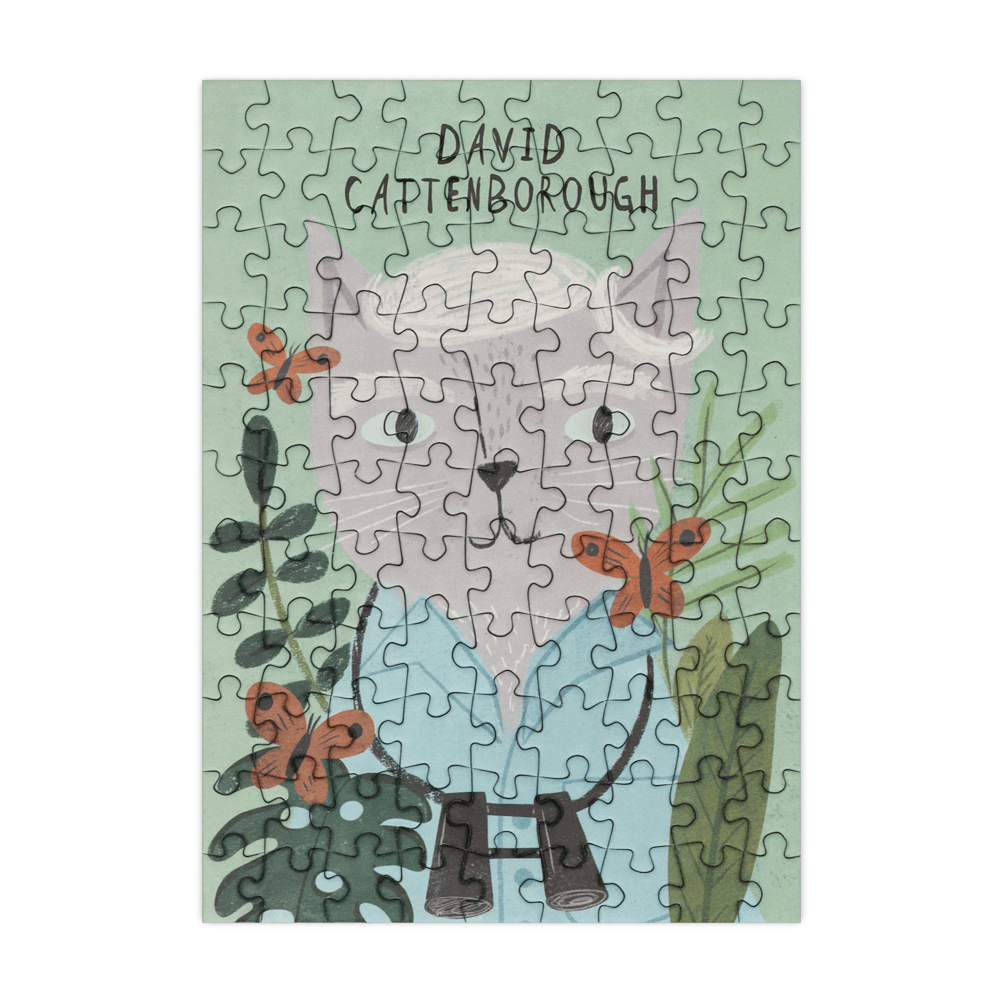 David Cattenborough 99 Piece Mini Jigsaw Puzzle - Default Title