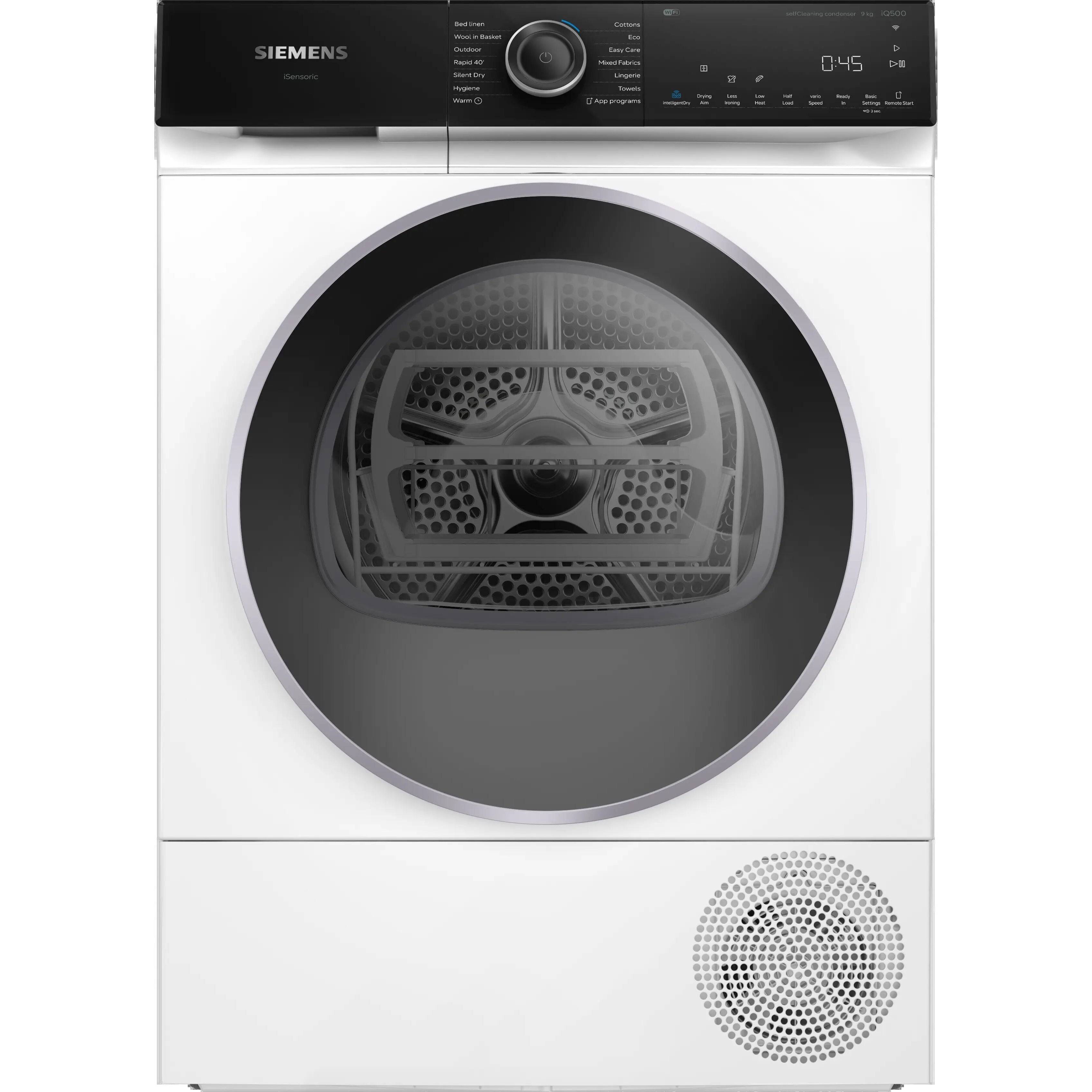 Siemens WQ46H2D9GB iQ500 Heat pump tumble dryer 9 kg - Default Title