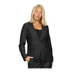 2-Biz, Jakke, Dame, Sort, 2XL, Klassisk Sort Blazer Denise.Au24