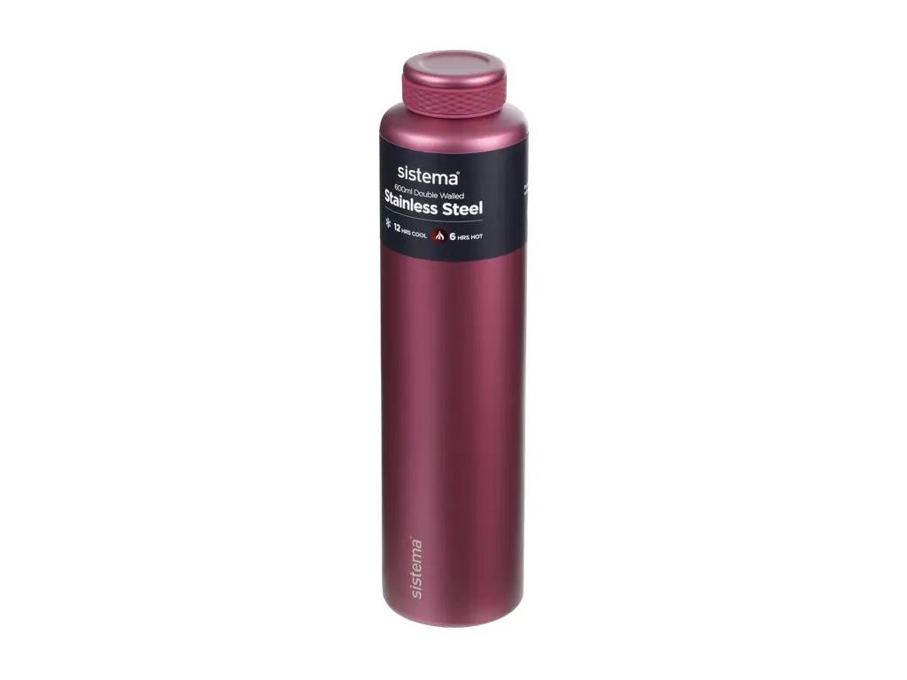 Stainless Steel 600ml, Fig Purple (bordeaux)