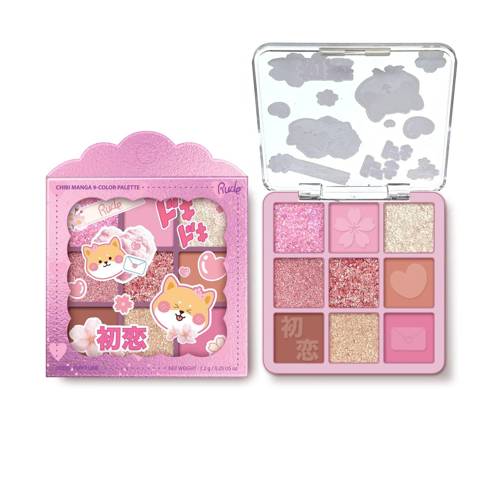 Appaz - Chibi Manga 9 Color Eyeshadow Palette - Puppy Love