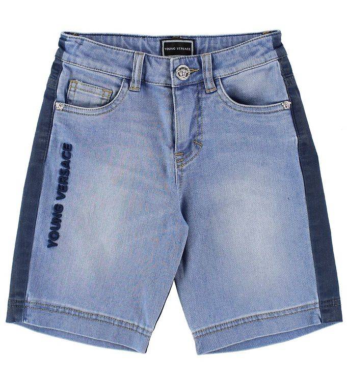 Young Versace Shorts - Denim - Blå/Navy - Versace - 6 år (116) - Shorts