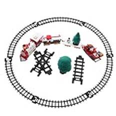 ifundom Barn Träna Leksak 3 St Julby Jul Tåg Kit Modell Tåg Tågpresent Träna Leksak Järnvägsspår Jul Tåg Leksak Jultåg Leksaker Barn Musik Litet Tåg Modell Tåg Leksak