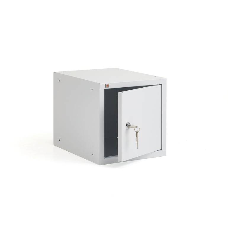 Värdefackskåp CUBE, 270x270x350 mm, vit