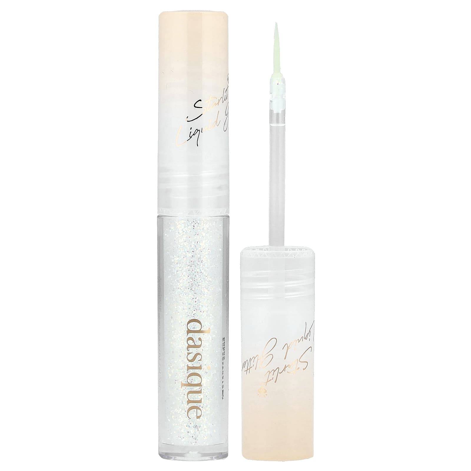 Dasique, StarLit Jewel Liquid Glitter, 01 Frozen Gold, 1.8g (0.06oz)