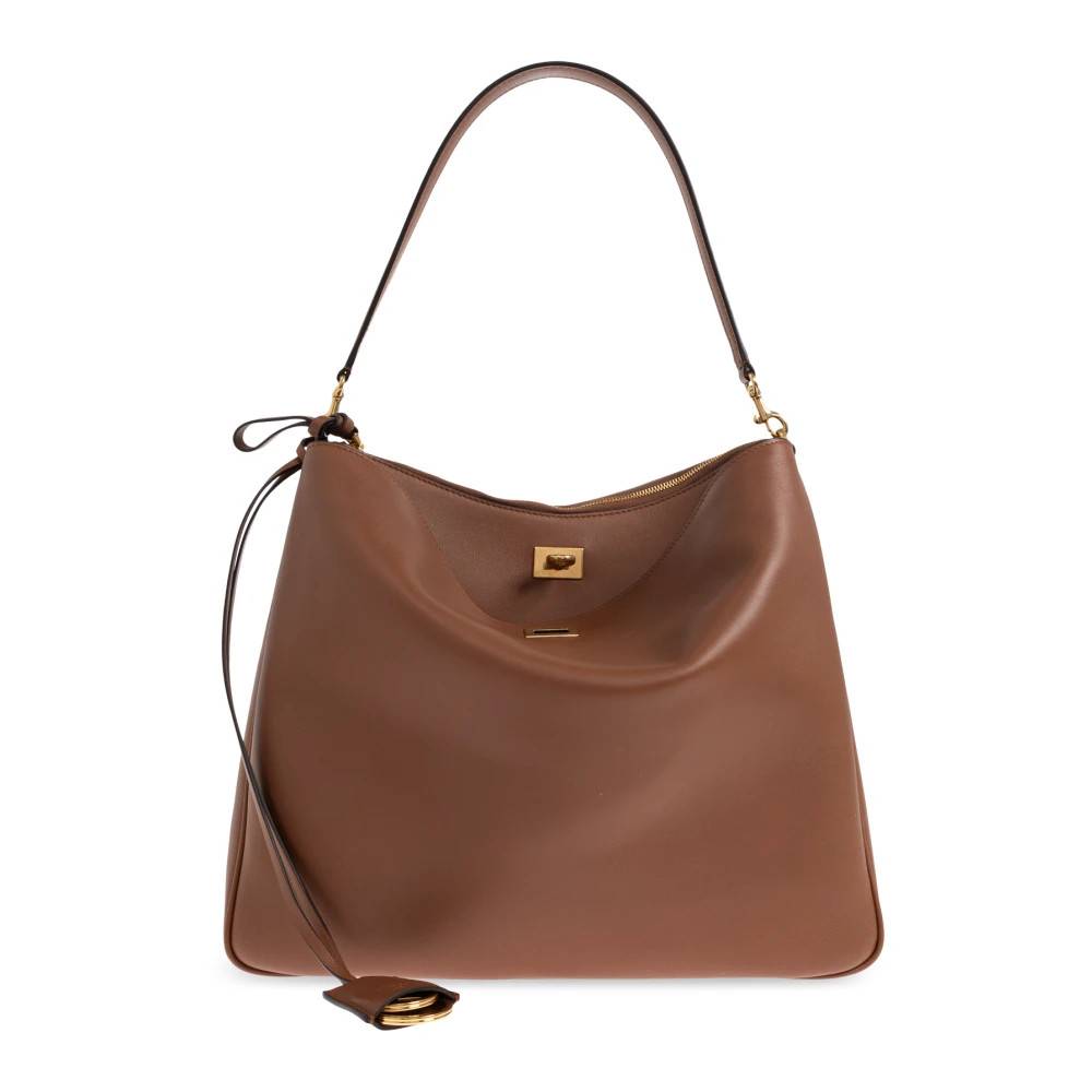 Balenciaga Rodeo Medium Hobo Skuldertaske - Tasker - Dame - Brun - ONE SIZE - Uld