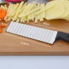 Manuell potatisskärare pommes frites skivare potatischipsmaskin kötthackare dicer skärmaskin verktyg för kökstillbehör - 1 st potatiskniv