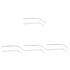 Healvian 4 Par Glasögon Tillbehör Glasögon Reparationssats Byte Glasögon Ben Glasögon Armar Ben Metall Glasögon Byte Skalmar Metall Glasögon Armar Glasögon Delar