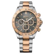 Hugo Boss Ikon Grå Roséguld Stål Herrklocka 44mm 1513339