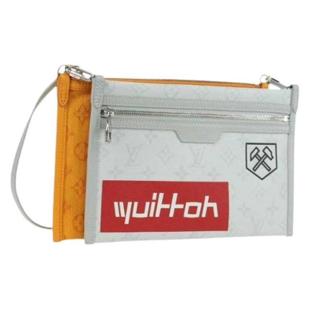 Louis Vuitton Vintage - Pre-owned Flat Messenger Axelväska Vintage - Dam - ONE Size -