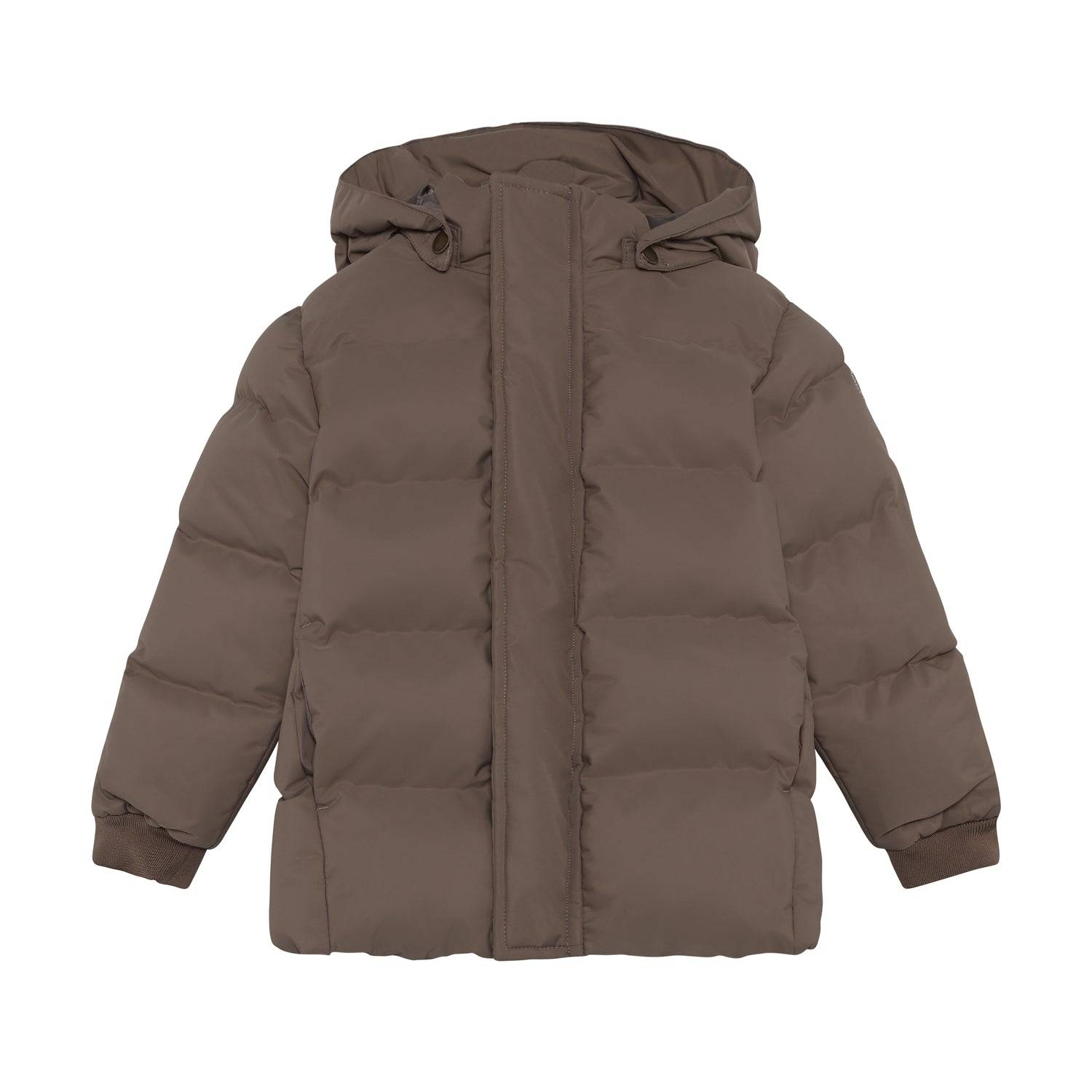 EnFant Vinterjakke Quilt, Solid - Pine Bark.