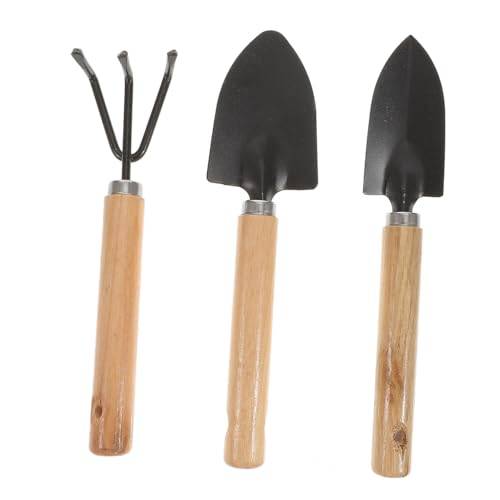 BRIGHTFUFU Trädgårdsspade-set Minispade Murslev Och Kratta För Utomhusaktiviteter Slumpmässig Stil