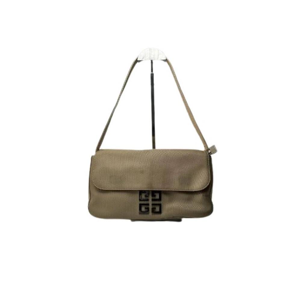 Givenchy Pre-owned Pre-owned 4G Canvas Håndtaske - Vintage - Dame - Beige - ONE SIZE - Uld