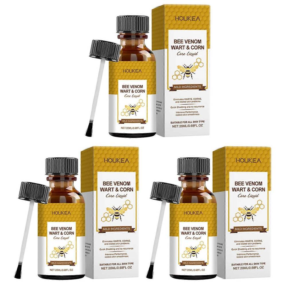 (3pcs) Bee-Venom Body Serum for Anti-Aging, Gentle Cleansing Removes Impurities Without Stripping Essential-Oils, for External Use