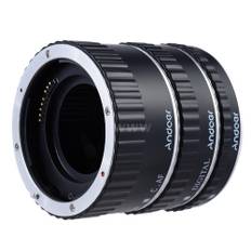 Metall TTL Autofokus Macro Extension Tube Ring för Canon EOS EF EF-S 60D 7D 5D II 550D
