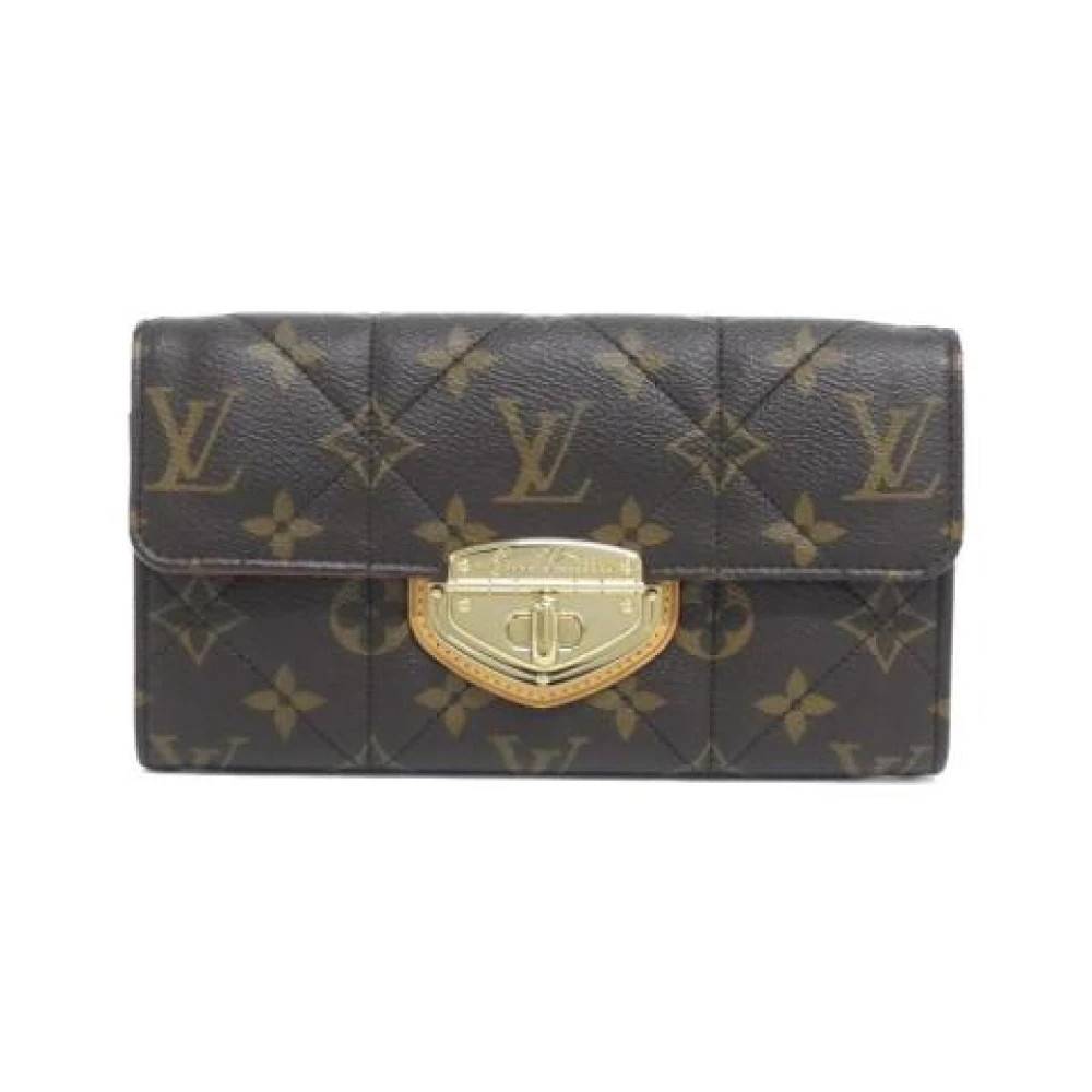 Louis Vuitton Vintage Pre-owned Lang pung (bi-fold) - Vintage - Dame - Brun - ONE SIZE -
