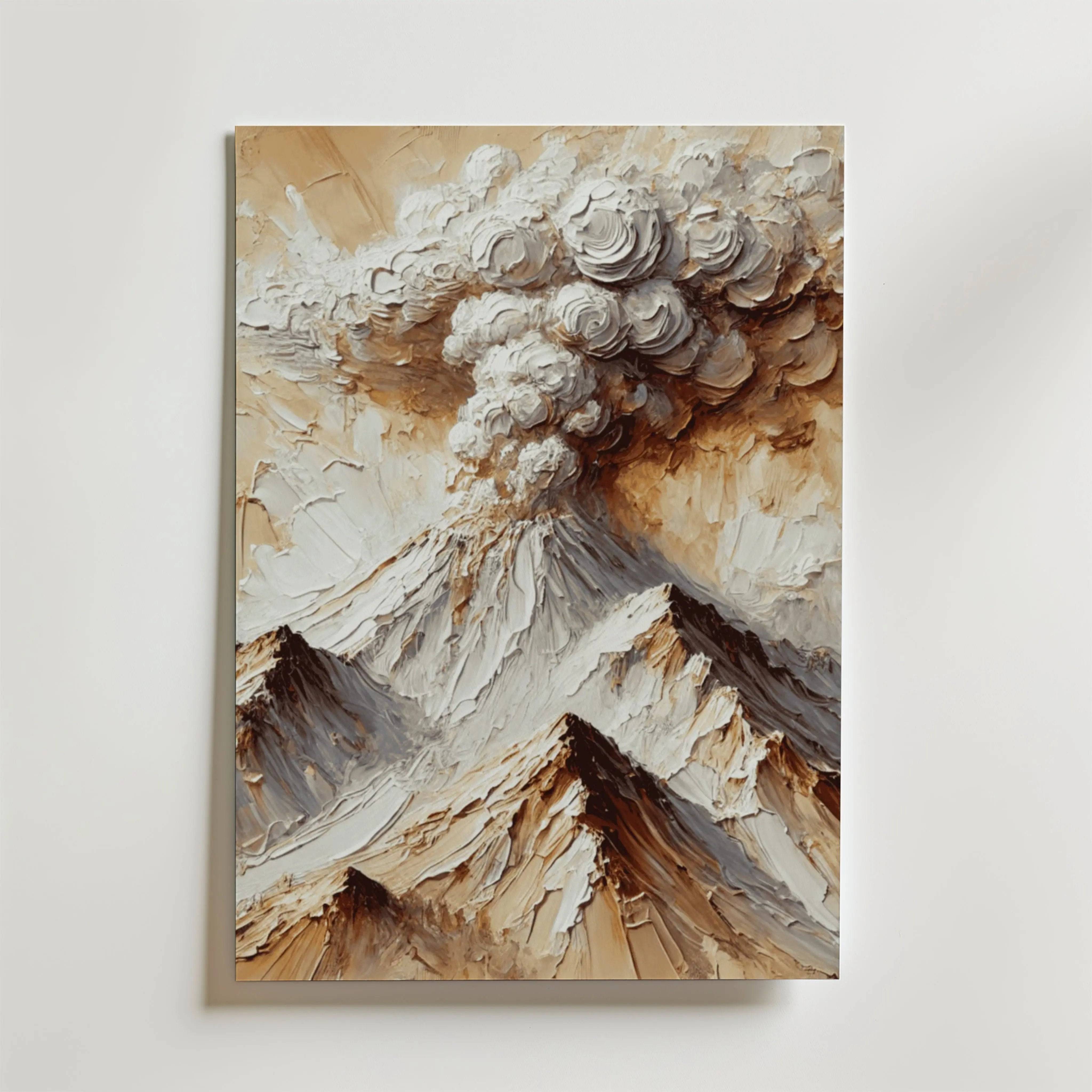 Abstract Volcanic Explosion Poster - Fine Art Poster 40x50 cm