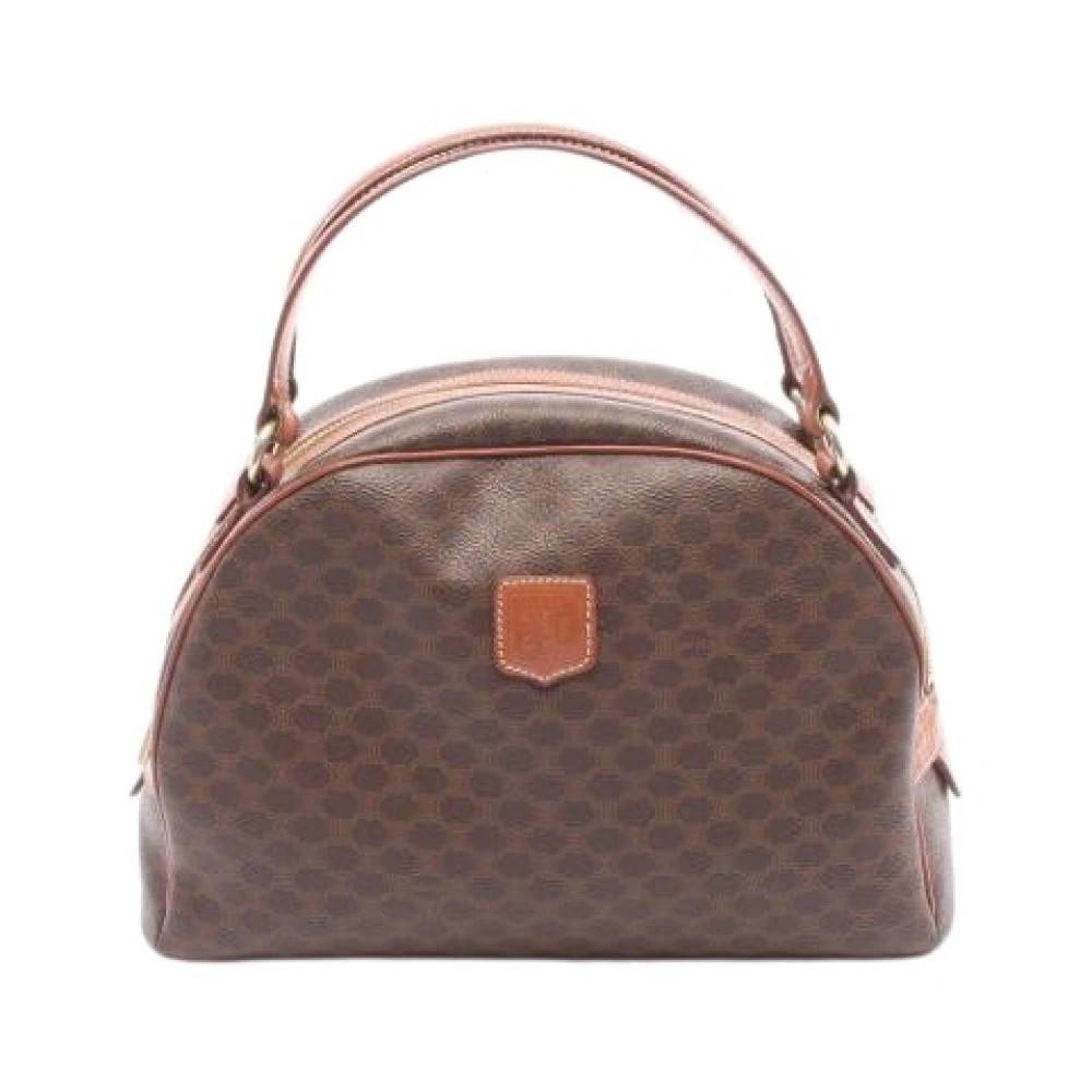 Celine Vintage - Pre-owned Vintage Canvas Handbag Vintage - Dam - ONE Size - Läder