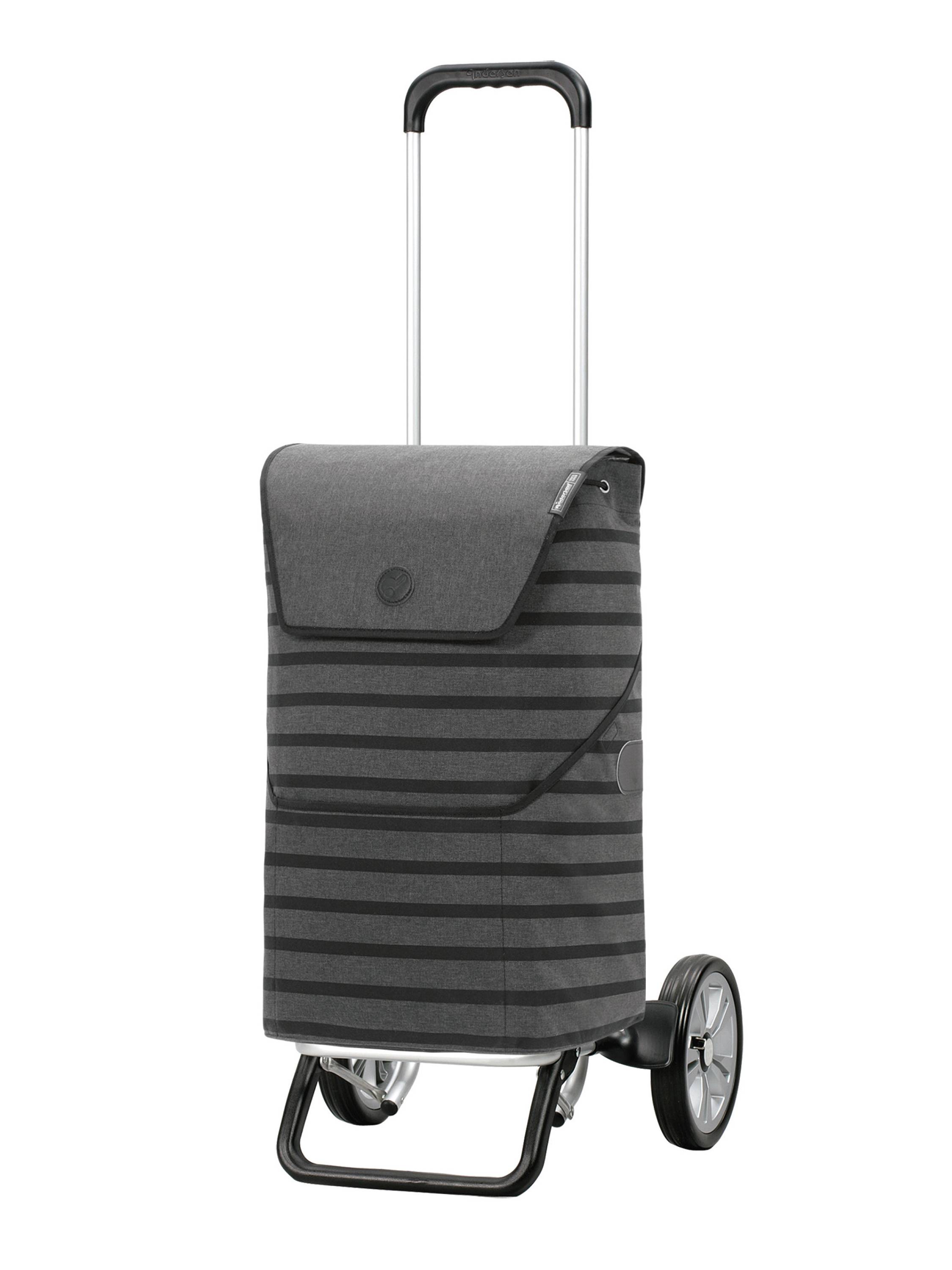 Andersen Shopper Alu Star Shopper Jelke Indkøbstrolley 59 cm  Grå