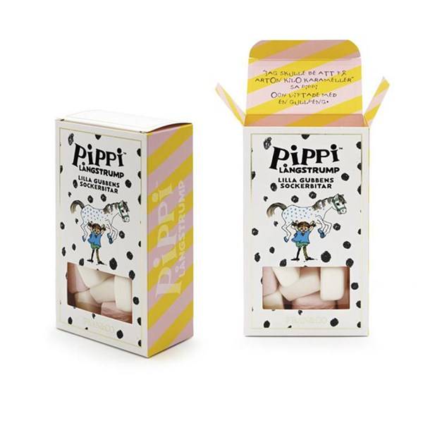 Pippi lilla gubbens sockerbitar 100g
