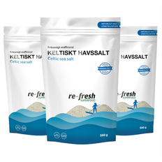 Re-Fresh Superfood Keltiskt Havssalt Ekonomipack 3x500g