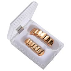 Grillz rose guld hip hop tand smykker en $ ap bling guld tænder