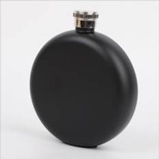 B&#xE4;rbar matkvalitet 304 rostfritt st&#xE5;l mini h&#xF6;ftkolv godisf&#xE4;rger 5 oz runda flagon alkohol vinflaska drinkware - Svart