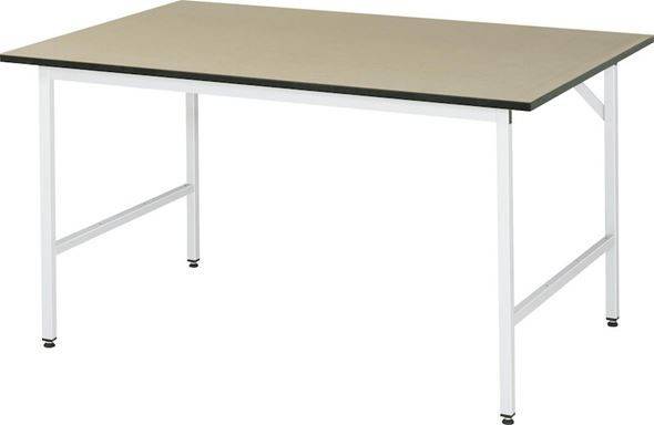 Arbetsbord Rickard, stativ 30 x 30 mm, MDF-skiva, BxD 1500 x 1000 mm,