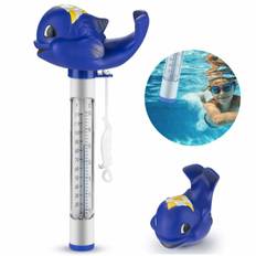 Flydende Pool Termometer, Pool Termometer med Reb, Sød Termometer Brugt Indendørs og Udendørs til Vandtemperatur til Swimmingpools Spa Bad Jac