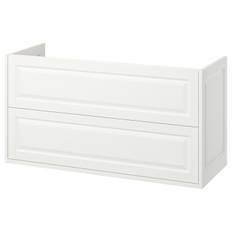 IKEA - TÄNNFORSEN skab til vask med skuffer, hvid, 120x48x63 cm