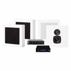 System One A50BT, SC4B & 2 par mattvita DLS Flatbox Mini