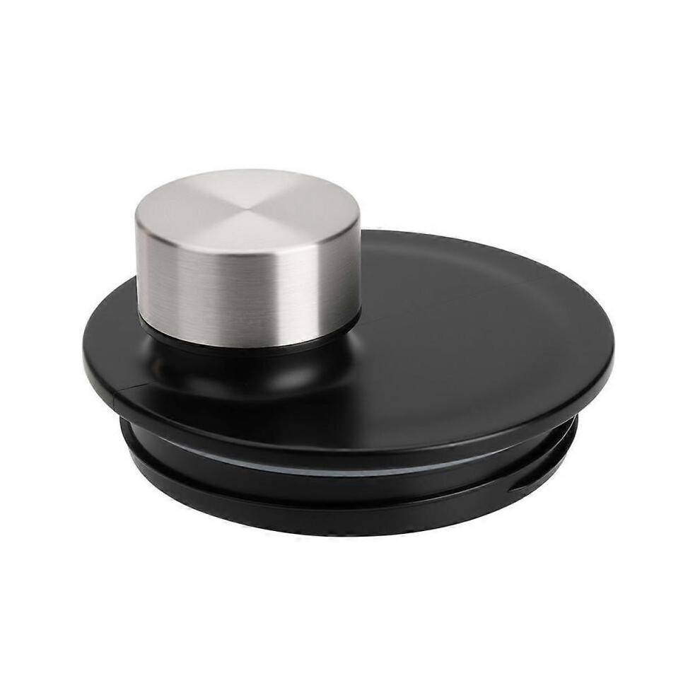 (Black 1pcs) Leak-proof cup lid, Reusable Tumbler Lid Cover with Wide Mouth for Travel