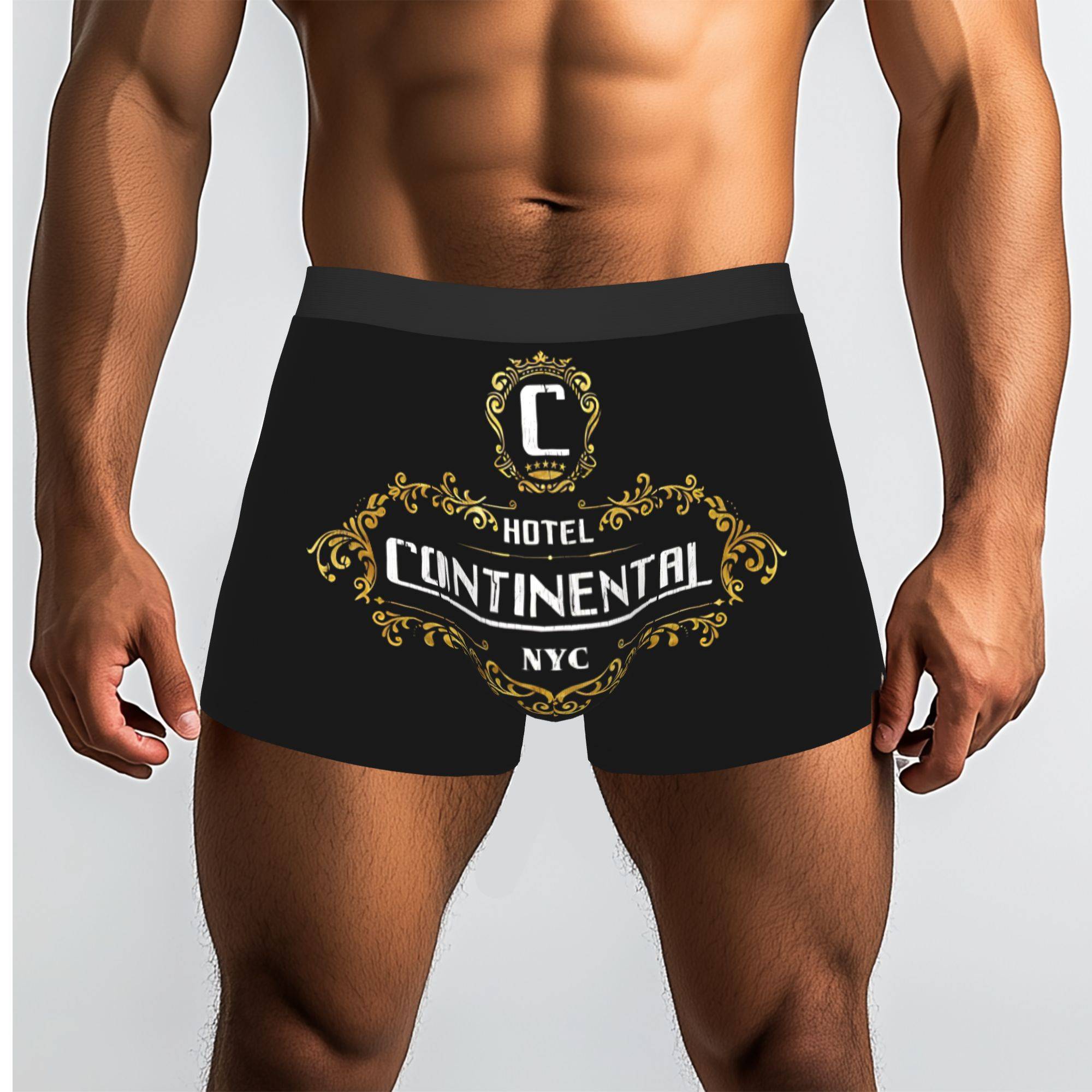 Hotel Continental John Wick Underpants Breathbale Panties Man Underwear Comfortable Shorts Boxer Briefs