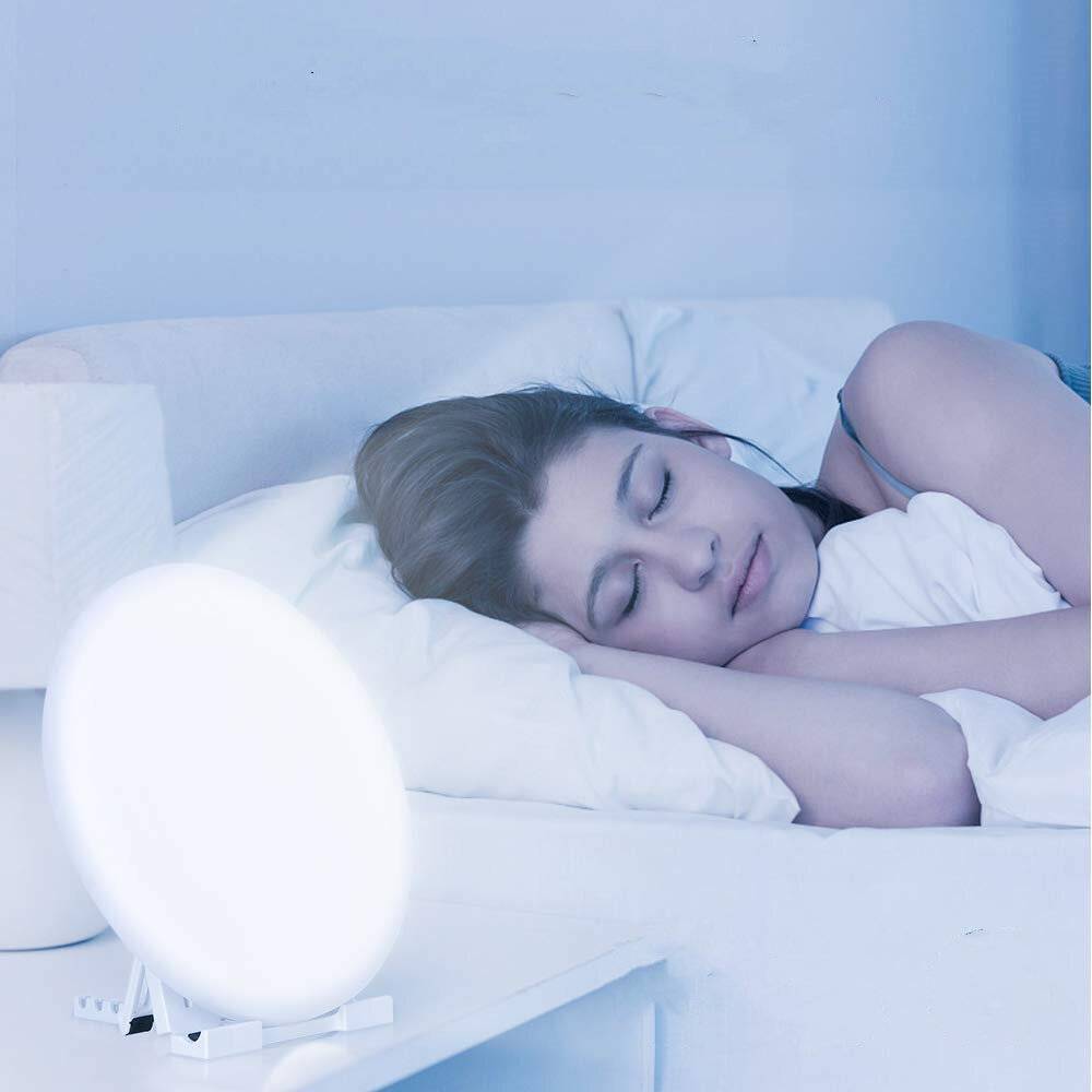 Relassy Ljusterapilampa UV-Fri 10000 Lux LED Ljusterapilampa Beröringskontroll med 3 Justerbara Ljusstyrkenivåer Minnesf