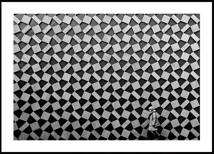 Pattern (40x50cm) - Plakater > Fotografiska Posters, Abstrakta Posters, Svart och Vit Posters, Arkitektur Posters, BD