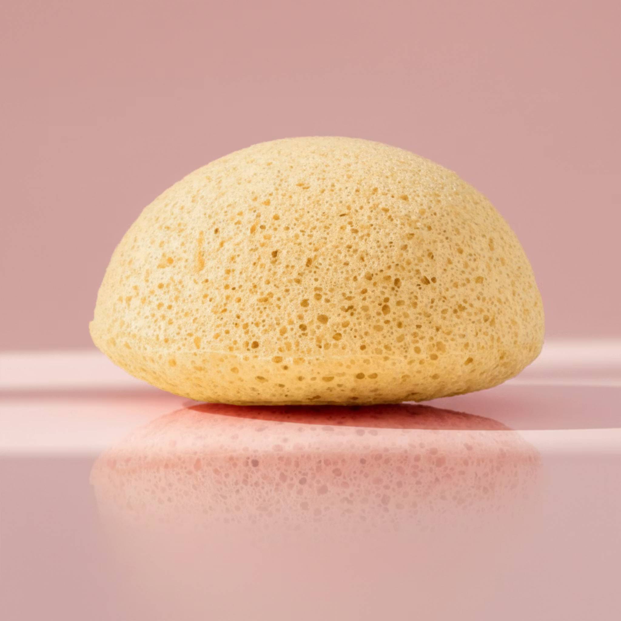 Gul konjac svamp
