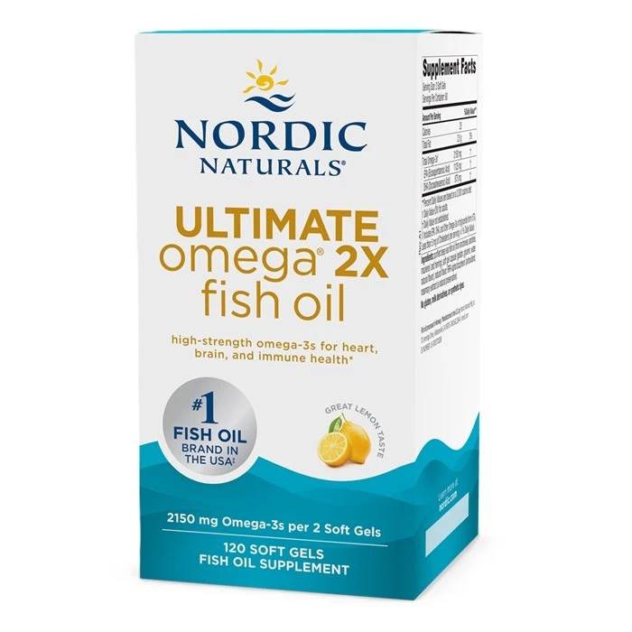 Ultimate Omega 2X, 2150 mg Citron (EAN 768990891052) - 120 kapslar
