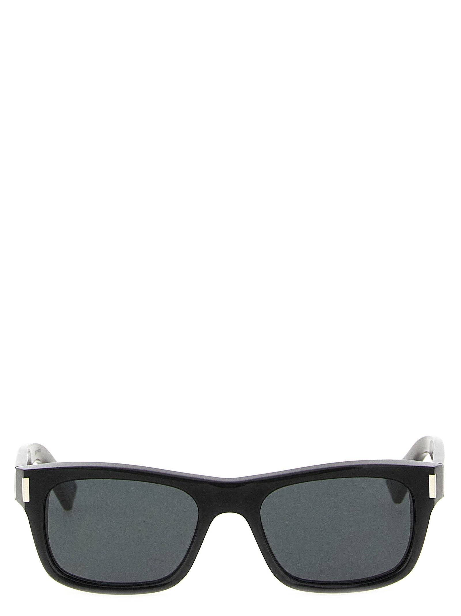 Saint Laurent Black Acetate Sunglasses