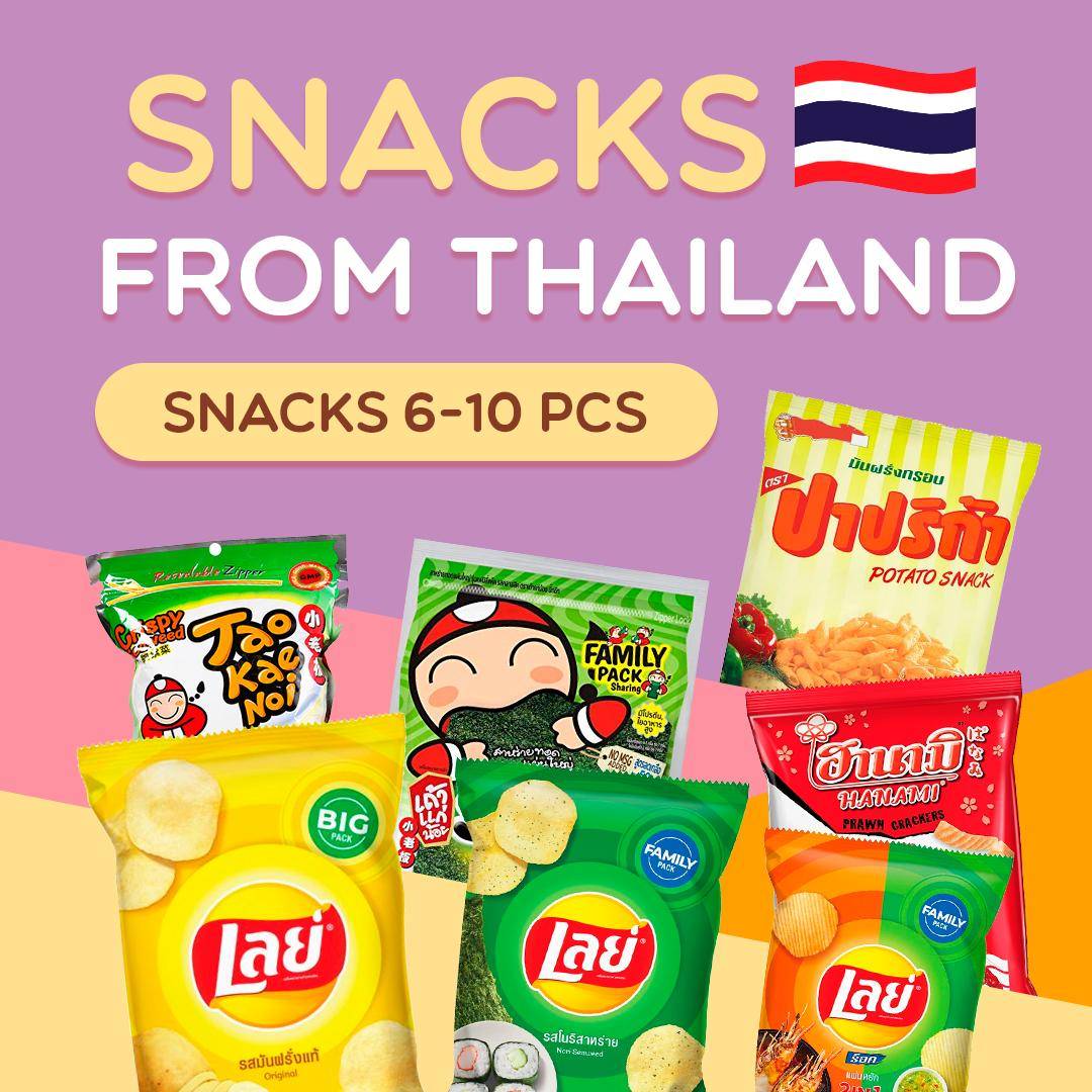 HAAR Surprise Box [Lucky Box] Prova mig Taste of Thai Snacks från Thailand (6-10 st)