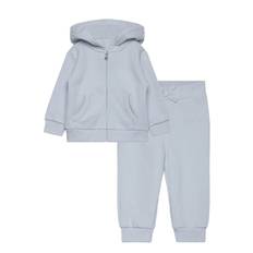 RALPH LAUREN BABY Fleece Full-Zip Hoodie & Pant Set |Blå |70-74