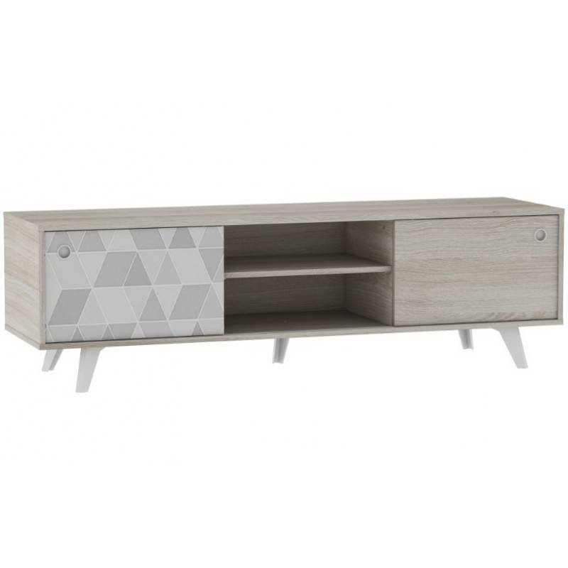 Toscana tv-bord m. 2 skydedøre