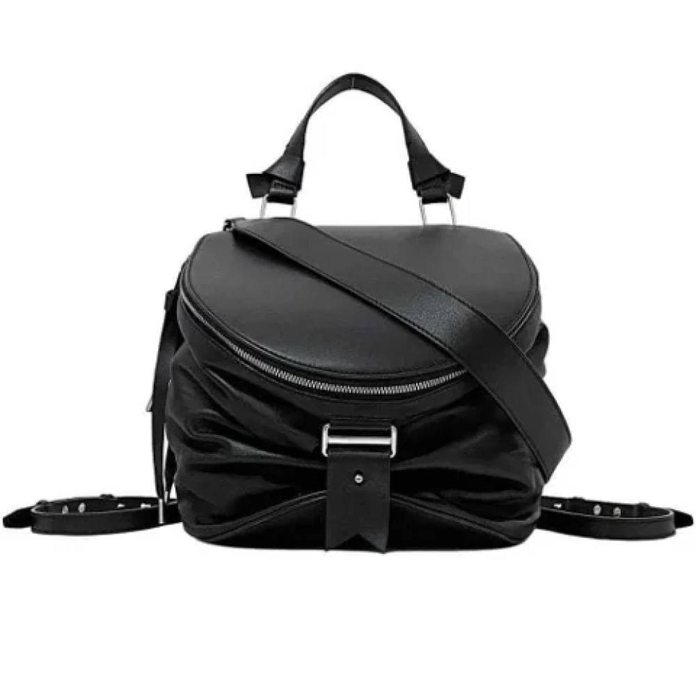 Bally Pre-owned Pre-owned Laeder rygsaekke - Vintage - Dame - Sort - ONE SIZE - Tyl
