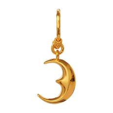 Maanesten - Moonie Earring - Örhänge - Goldplated - 22 mm
